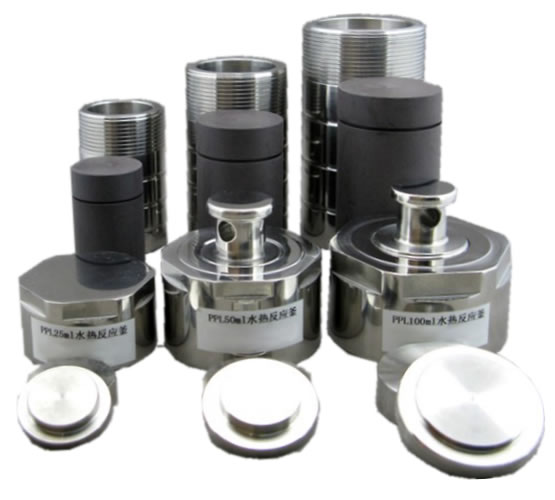 霍桐儀器對位聚苯（PPL）水熱反應(yīng)釜實(shí)物圖